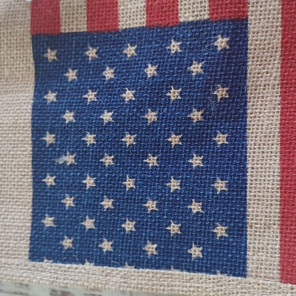 Burlap flag bag - Picture 2 of 3